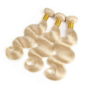 Honey Blonde 3 Bundles Body Wave Brazilian Human Hair Bundles - ashimaryhair