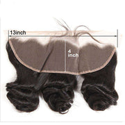10A Loose Wave Virgin Hair 3 Bundles With Frontal Human Hair - ashimaryhair