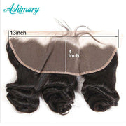 Loose Wave Hair Lace Frontal 13x4Inchs 100% Virgin Human Hair - ashimaryhair