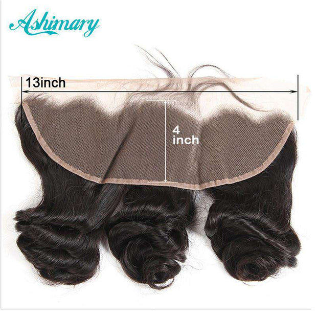 Loose Wave Hair Lace Frontal 13x4Inchs 100% Virgin Human Hair - ashimaryhair