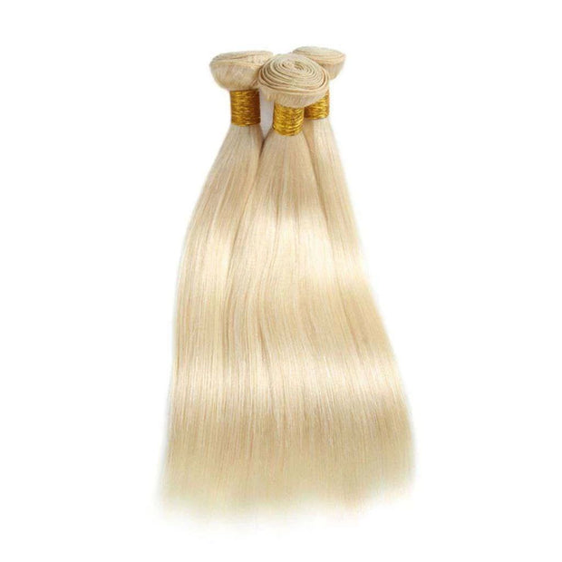 Hair Bundles 613 Honey Blonde Hair Straight 100% Human Hair - ashimaryhair