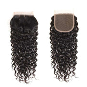 Water Wave 3 Bundles with Closure Ashimary 10A Brazilian Human Hair Natural Color - ashimaryhair