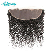 Jerry Curly Hair Lace Frontal Closure 13x4Inchs Remy Hair 100% Human Hair - ashimaryhair