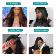 Short Straight Bob Double Drawn Transparent Lace Frontal Wigs Human Hair