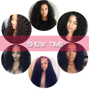 Afro Kinky Curly Hair 3 Bundles 10A Brazilian Human Hair Natural Color - ashimaryhair