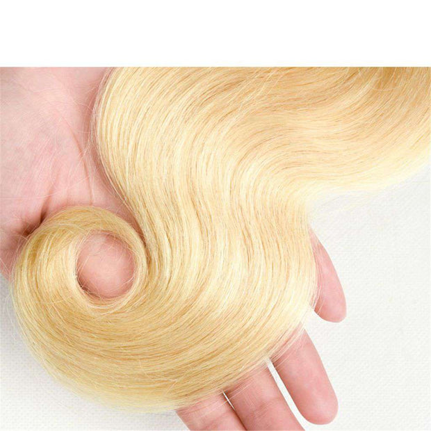 4 Bundles Honey Blonde Body Wave Brazilian Human Hair Bundles - ashimaryhair
