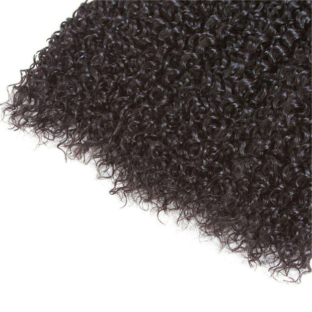 4 Bundles 10A Kinky Curly Hair Human Hair Bundles Natural Color - ashimaryhair
