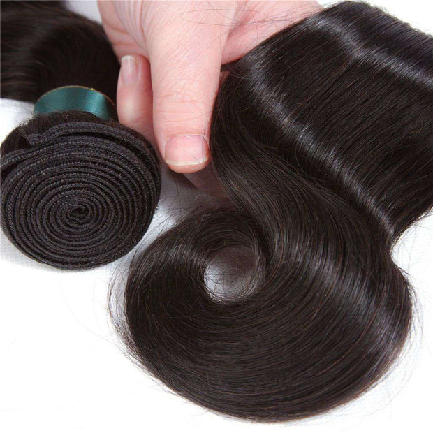 4 Bundles 10A Body Wave Brazilian Human Hair Bundles Natural Color - ashimaryhair