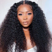 Jerry Curly Thick Juicy 13*4 Lace Front Wig With Baby Hair Luxury Customization