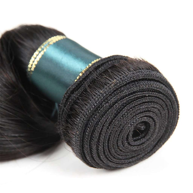4 Bundles 10A Loose Wave Brazilian Human Hair Bundles Natural Color - ashimaryhair