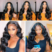 U Part Wig Human Hair Half Wigs Body Wave Wig Long Straight Wigs Glueless