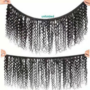 4 Bundles 10A Water Wave Brazilian Human Hair Bundles Natural Color - ashimaryhair