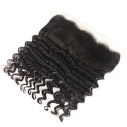 10A Loose Deep Wave Brazilian Hair Bundles With Frontal Human Hair - ashimaryhair