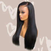 Best 15A Double Drawn Transparent HD 13*4 Lace Front Wig Straight Human Hair