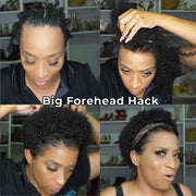 4C Edges BIG FOREHEAD HACK 13x2 Lace Frontal 100% Human Hair