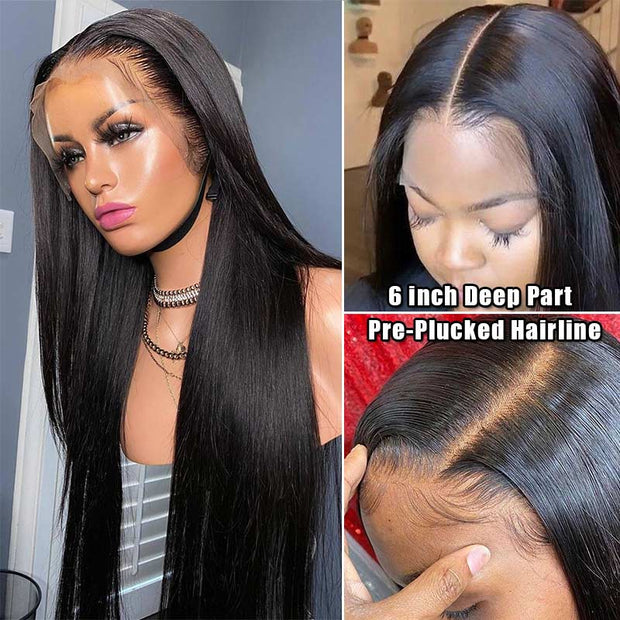 BOGO Flash Sale Transparent Hd Crystal 13x6 Lace Front Wig