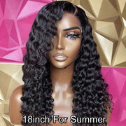 Flash Sale Summer Wet Wavy 13*6 Lace Front Wig Ashimary Human Hair M Cap