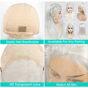 White Wig Human Hair Is Dyed From 613 Blonde Hair.