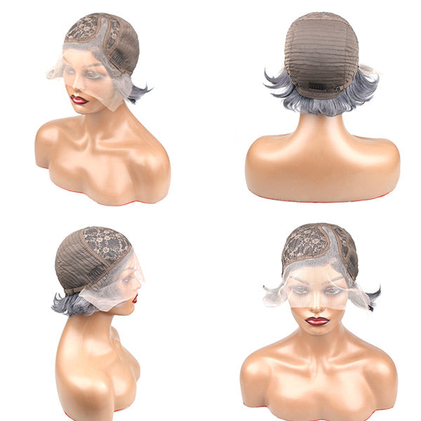 Flash Sale Fashion Cheap Pre-Styled Short Bob Wigs Human Hair