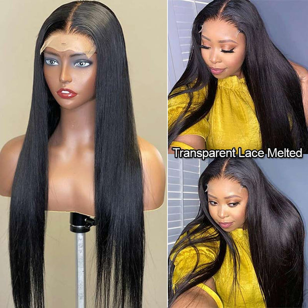 BOGO Flash Sale HD 5x5 Transparent Closure Wig Straight Hair