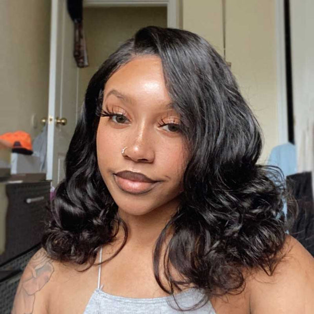 Side Part Bob Wig Body Wave Human Hair