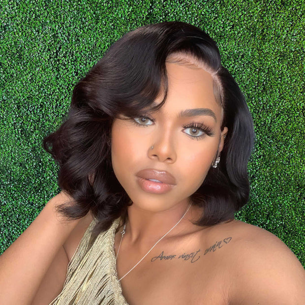 Side Part Bob Wig Body Wave Hair