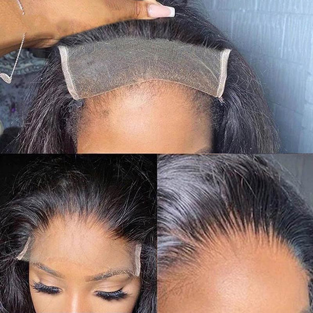 Ashimary Water Wave Glueless 5*5 HD Transparent Closure Wig  Brazilian Human Hair Wig Natural Color