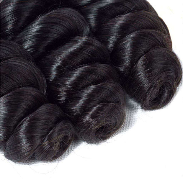 Loose Wave Hair Single Bundle 9A Brazilian Human Hair Natural Color - ashimaryhair