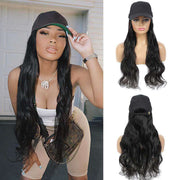 Baseball Cap Wig 10A Human Hair Natural Color Buy 1 Get 1 Baseball Cap