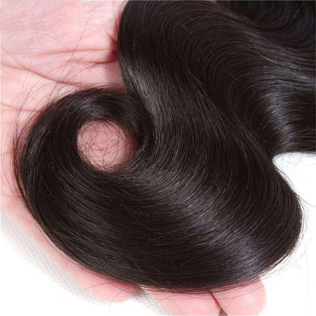 Body Wave  Hair 1 Bundle 9A Brazilian Human Hair Natural Color - ashimaryhair