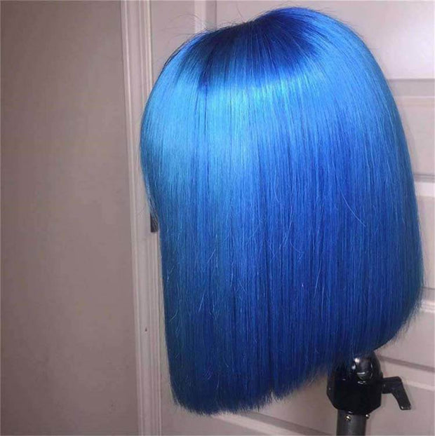 Cheap Colored Bob Short Blonde Bob Wig Human Hair Lace Front Wigs-AshimaryHair.com