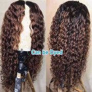 Jerry Curly 13*4 Lace Front Wigs Curly Human Hair Wigs-AshimaryHair.com