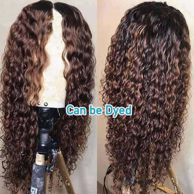 Jerry Curly 13*4 Lace Front Wigs Curly Human Hair Wigs-AshimaryHair.com