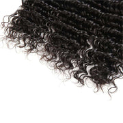 3 Bundles 10A Deep Wave Human Hair Bundles Natural Color - ashimaryhair