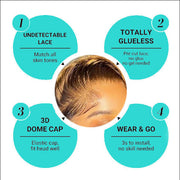Ashimary Glueless Wear And Go Highlight Piano Color Human Hair Deep Wave