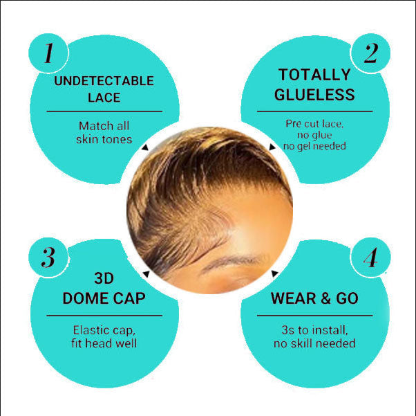 Ashimary Glueless Wear And Go Highlight Piano Color Human Hair Deep Wave