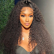 Glueless Wear & Go Wig Kinky Curly Invisible HD Transparent Lace Closure Wigs