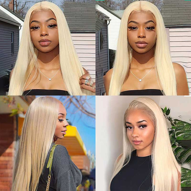 613 Blonde Glueless 4x4 5x5 6x6  Lace Wigs 180% 250% Density Wigs Ashimary Virgin Hair