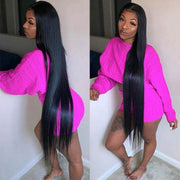28-44 Inch Long Wigs Human Hair 13*4 Lace Front Wigs Straight-AshimaryHair.com