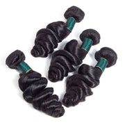 Loose Wave Hair Single Bundle 9A Brazilian Human Hair Natural Color - ashimaryhair