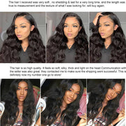 9A Body Wave Virgin Hair 3 Bundles with Closure Natural Color Indian Hair - ashimaryhair