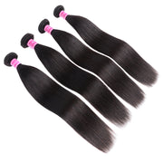 10A Straight Brazilian Human Hair Bundles Virgin Hair Natural Color - ashimaryhair