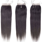 Top Quality Straight Human Hair 4*4 Lace Closure With Baby Hair-AshimaryHair.com