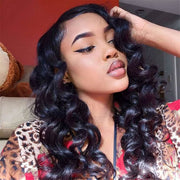 4 Bundles 10A Loose Wave Brazilian Human Hair Bundles Natural Color - ashimaryhair