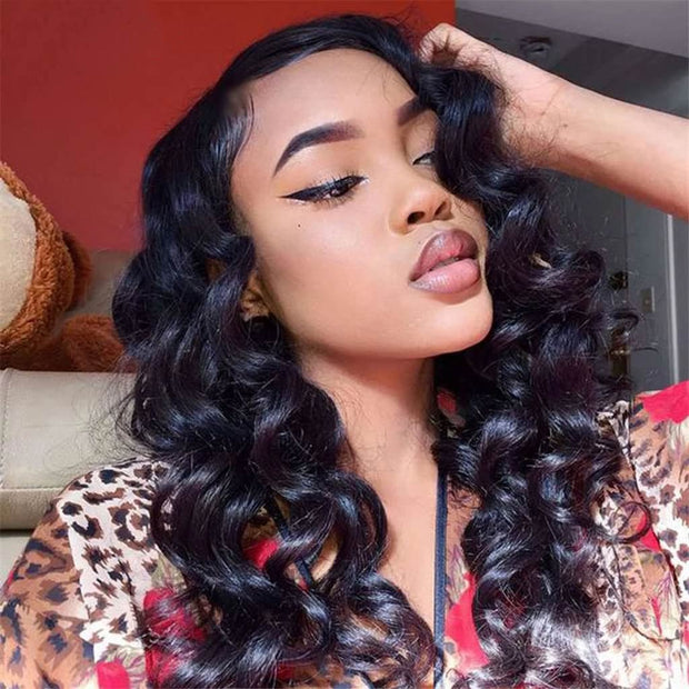4 Bundles 10A Loose Wave Brazilian Human Hair Bundles Natural Color - ashimaryhair
