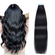 Tape In Extensions for Black Hair Ashimary Human Hair Extensions 100g/ 40Pcs