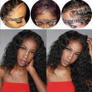 13*6 Lace Front Wigs Water Wave Brazilian Human Hair -AshimaryHair.com