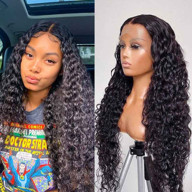 Best Water Wave 13*4 Lace Front Wigs Brazilian Human Hair-AshimaryHair ...