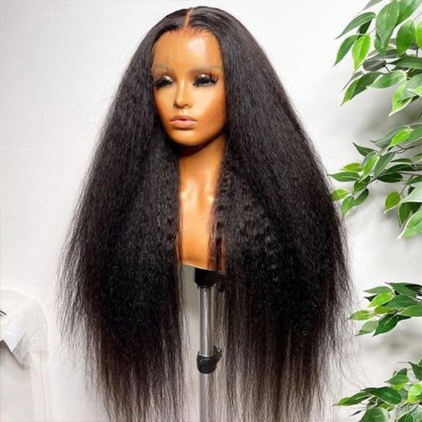 Transparent hd 13x4 Lace Front kinky Straight Hair HD Lace Wig