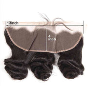 9A Grade Loose Wave 3 Bundles With Frontal Brazilian Virgin Hair - ashimaryhair